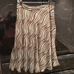 Jones New York brown/green skirt